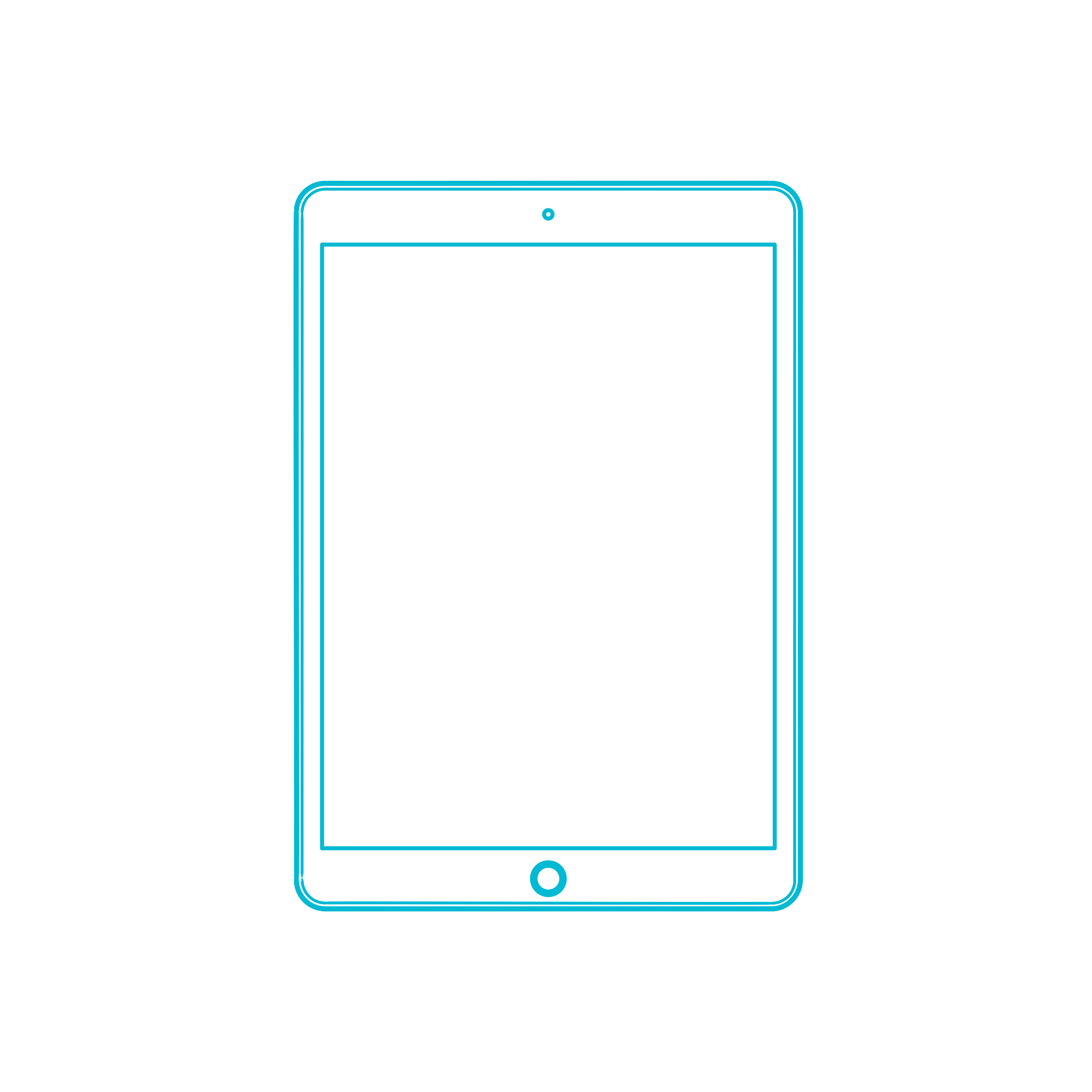 Digital Apple Ipad 8Th Gen Line Tracing Svg Vector Free Vectors